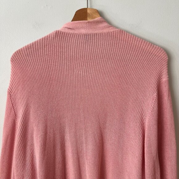 Eileen Fisher Woman Pink Open Drape Front Cardigan Sweater Plus Size 3X - Picture 11 of 11